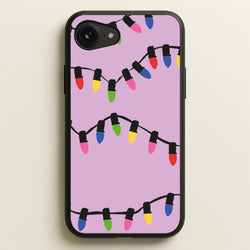 Pink Lights - Christmas Patterns  - Christmas Patterns Phone Case for iPhone 16e