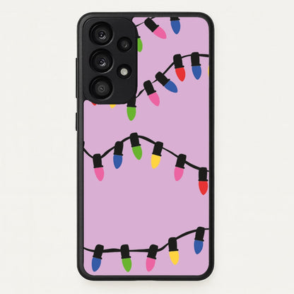 Pink Lights - Christmas Patterns  - Christmas Patterns Phone Case for Galaxy A33
