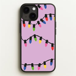 Pink Lights - Christmas Patterns  - Christmas Patterns Phone Case for iPhone 13 Mini