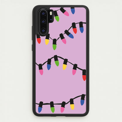 Pink Lights - Christmas Patterns  - Christmas Patterns Phone Case for Huawei P30 Pro