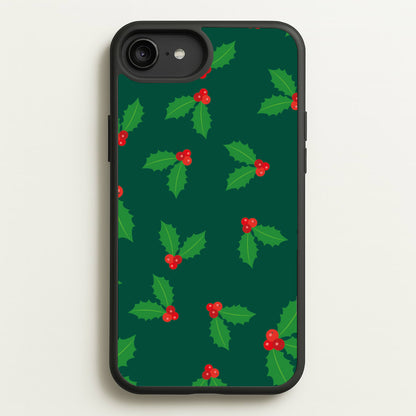 Holly - Christmas Patterns  - Christmas Patterns Phone Case for iPhone 6 Plus / 7 Plus / 8 Plus