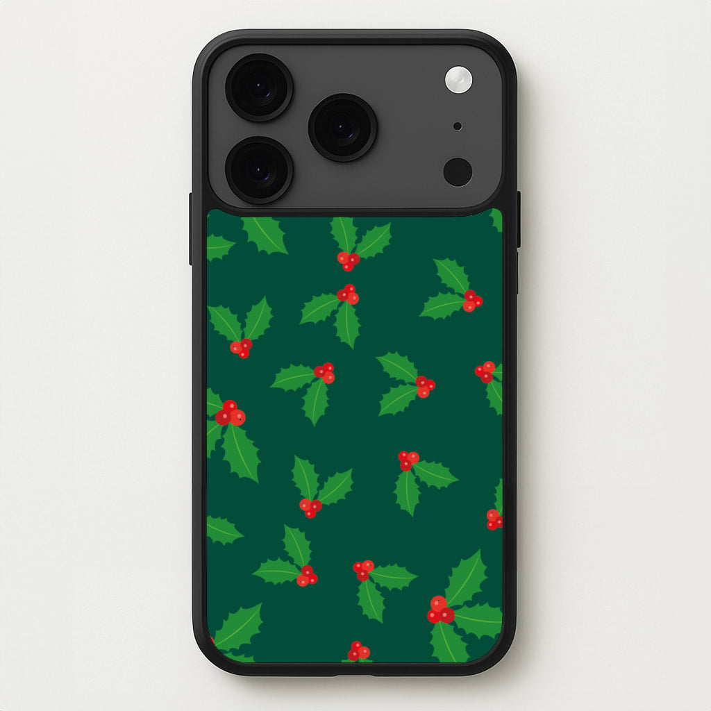 Holly - Christmas Patterns Phone Case for iPhone 17 Pro