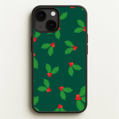 Holly - Christmas Patterns  - Christmas Patterns Phone Case for iPhone 13 Mini