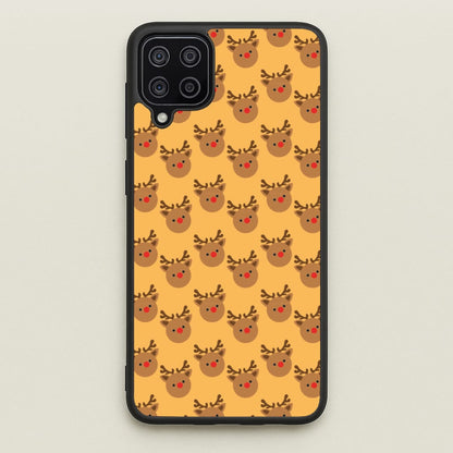Rudolph Pattern - Christmas Patterns  - Christmas Phone Case for Galaxy A12