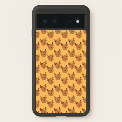 Rudolph Pattern - Christmas Patterns  - Christmas Phone Case for Google Pixel 6