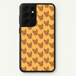 Rudolph Pattern - Christmas Patterns  - Christmas Phone Case for Galaxy S21 Ultra