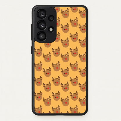 Rudolph Pattern - Christmas Patterns  - Christmas Phone Case for Galaxy A53