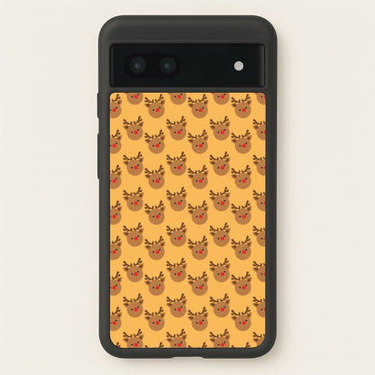 Rudolph Pattern - Christmas Patterns  - Christmas Phone Case for Google Pixel 7a