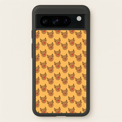 Rudolph Pattern - Christmas Patterns  - Christmas Phone Case for Google Pixel 8 Pro
