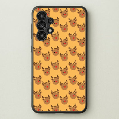 Rudolph Pattern - Christmas Patterns  - Christmas Phone Case for Galaxy A13