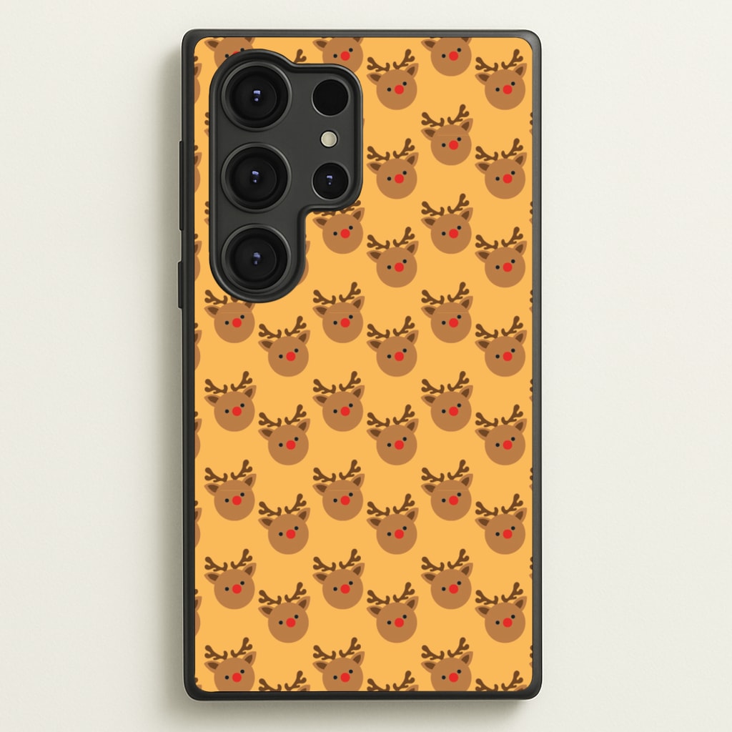 Rudolph Pattern - Christmas Patterns  - Christmas Phone Case for Galaxy S25 Ultra