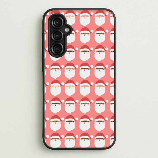 Santa Pattern - Christmas Patterns  - Christmas Phone Case for Galaxy A14