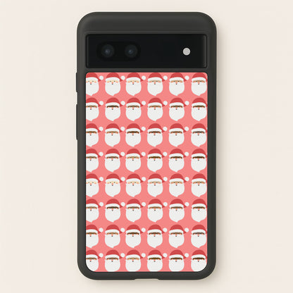 Santa Pattern - Christmas Patterns  - Christmas Phone Case for Google Pixel 7a