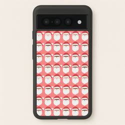 Santa Pattern - Christmas Patterns  - Christmas Phone Case for Google Pixel 7 Pro
