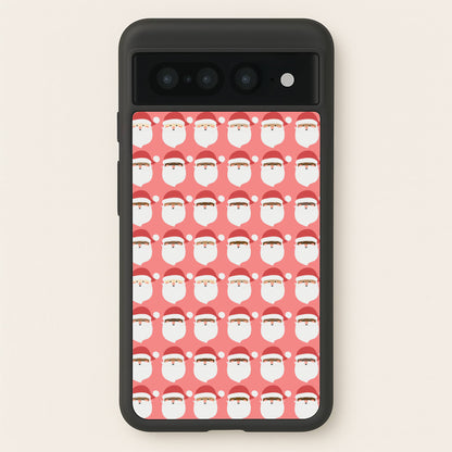 Santa Pattern - Christmas Patterns  - Christmas Phone Case for Google Pixel 7 Pro