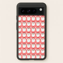 Santa Pattern - Christmas Patterns  - Christmas Phone Case for Google Pixel 8 Pro