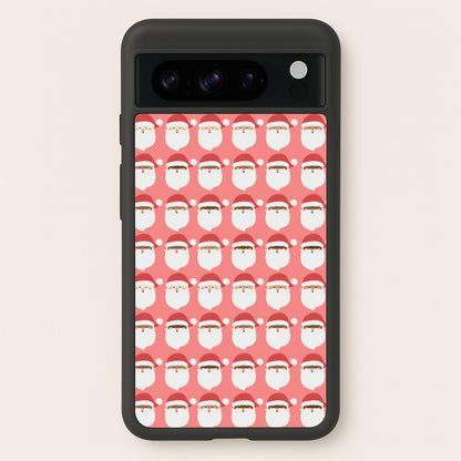 Santa Pattern - Christmas Patterns  - Christmas Phone Case for Google Pixel 8 Pro