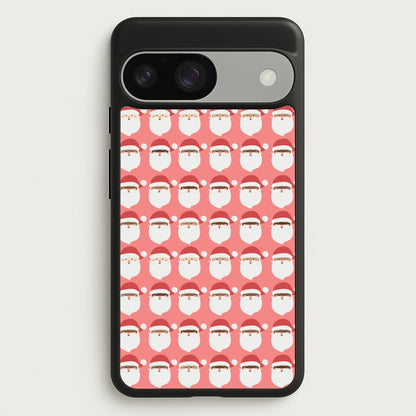 Santa Pattern - Christmas Patterns  - Christmas Phone Case for Google Pixel 9 / 9 Pro