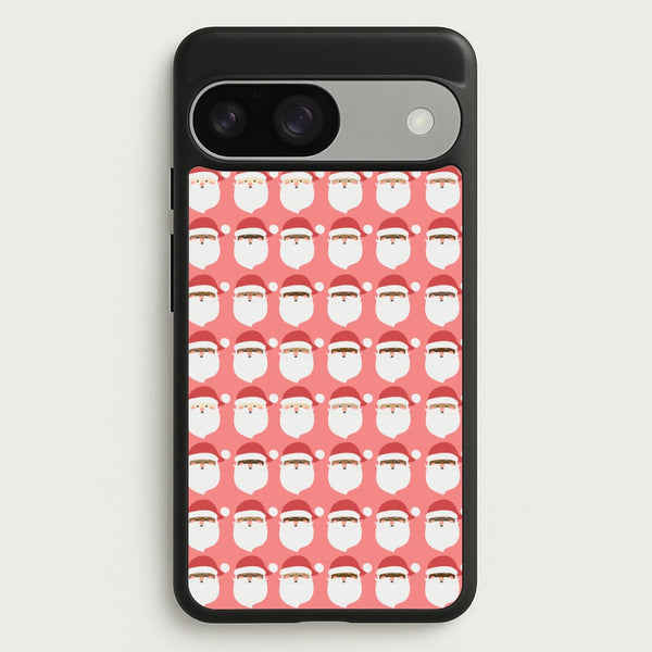 Santa Pattern - Christmas Patterns  - Christmas Phone Case for Google Pixel 9 / 9 Pro
