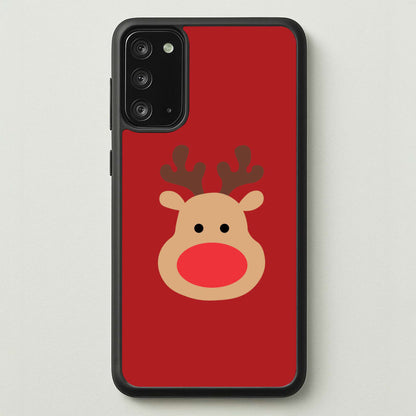 Rudolph Face - Christmas  - Christmas Phone Case for Galaxy Note 20