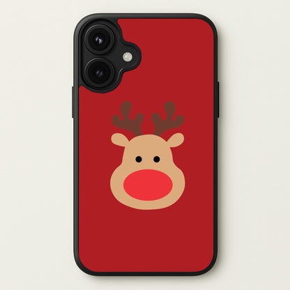 Rudolph Face - Christmas Phone Case for iPhone 17