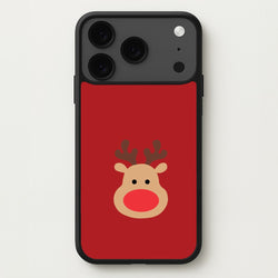 Rudolph Face - Christmas Phone Case for iPhone 17 Pro