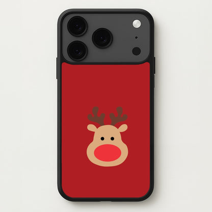 Rudolph Face - Christmas Phone Case for iPhone 17 Pro