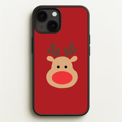 Rudolph Face - Christmas  - Christmas Phone Case for iPhone 13
