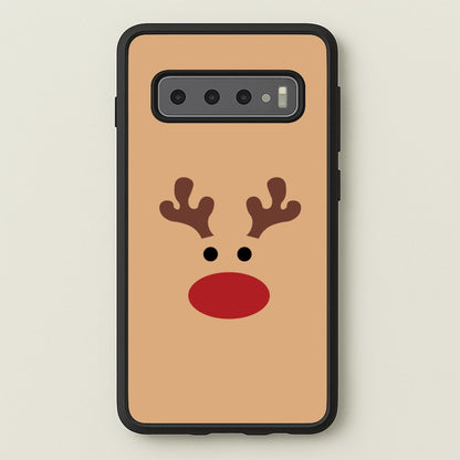 Rudolph Red Nose - Christmas  - Christmas Phone Case for Galaxy S10