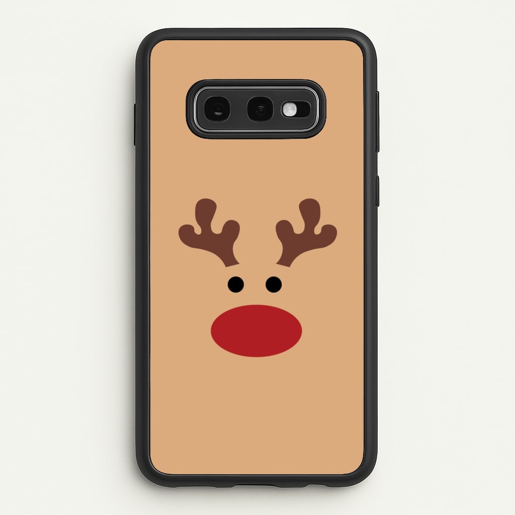 Rudolph Red Nose - Christmas  - Christmas Phone Case for Galaxy S10e