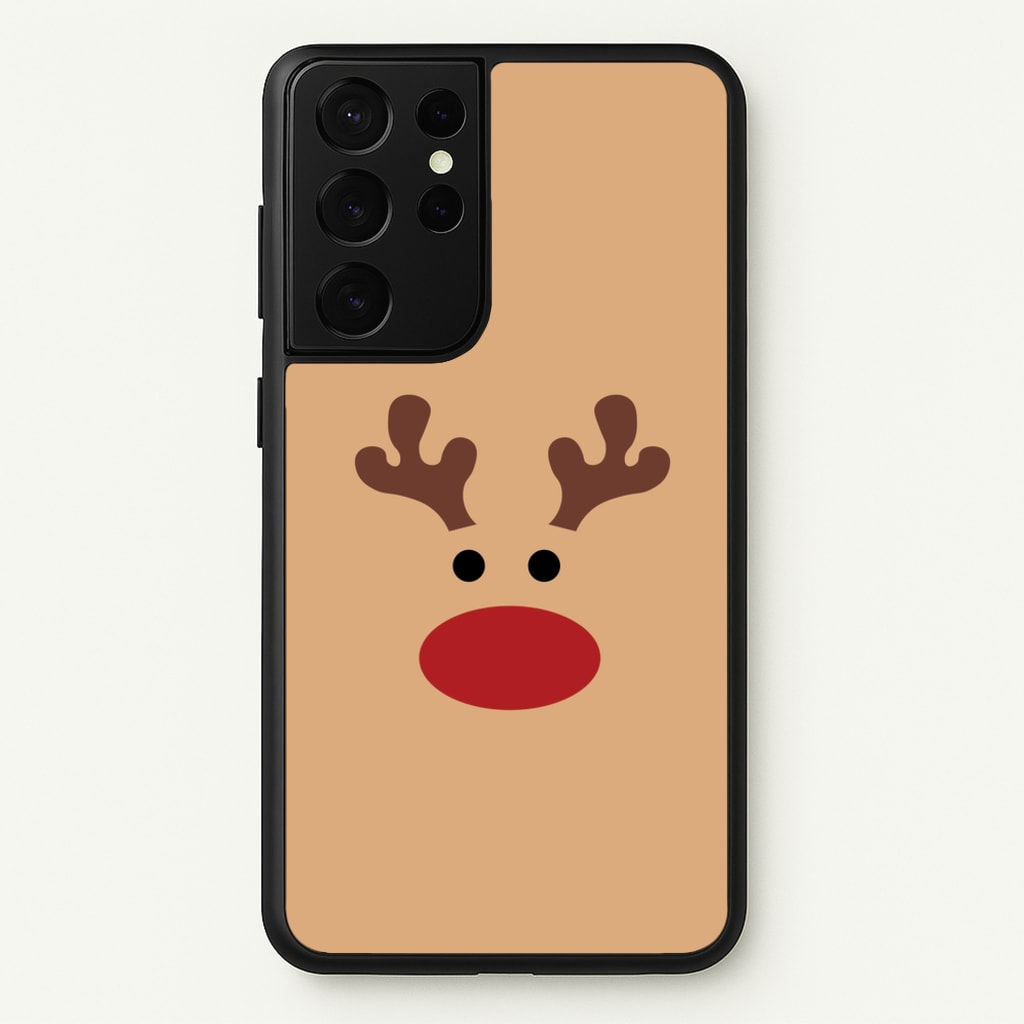 Rudolph Red Nose - Christmas  - Christmas Phone Case for Galaxy S21 Ultra