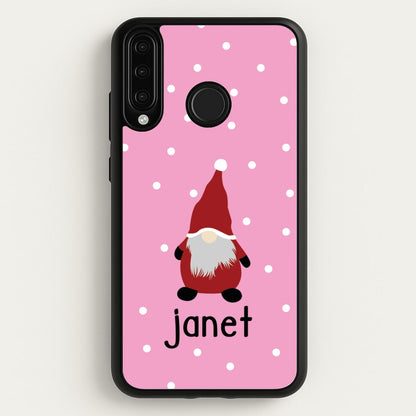 Personalised Gonk  - Personalised Christmas Phone Case for Huawei P30 Lite