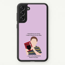 Book On Jiu-Jitsu - Sheldon  - Young Sheldon Phone Case for Galaxy S21FE