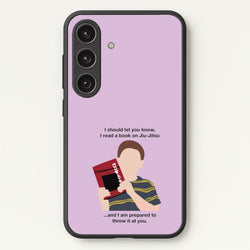 Book On Jiu-Jitsu - Sheldon  - Young Sheldon Phone Case for Galaxy S24