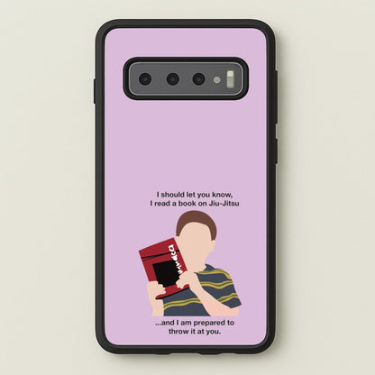 Book On Jiu-Jitsu - Sheldon  - Young Sheldon Phone Case for Galaxy S10 Plus