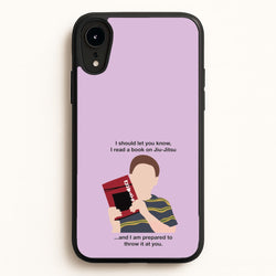 Book On Jiu-Jitsu - Sheldon  - Young Sheldon Phone Case for iPhone XR
