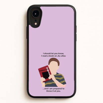 Book On Jiu-Jitsu - Sheldon  - Young Sheldon Phone Case for iPhone XR