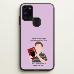 Book On Jiu-Jitsu - Sheldon  - Young Sheldon Phone Case for Galaxy A21s