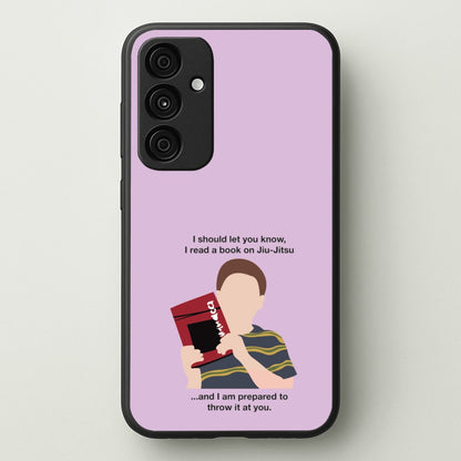 Book On Jiu-Jitsu - Sheldon  - Young Sheldon Phone Case for Galaxy A35