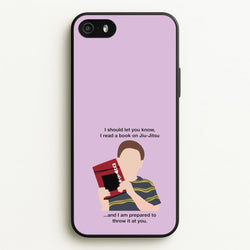 Book On Jiu-Jitsu - Sheldon  - Young Sheldon Phone Case for iPhone 5 / 5s / SE 2016