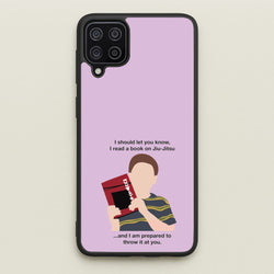 Book On Jiu-Jitsu - Sheldon  - Young Sheldon Phone Case for Galaxy A12