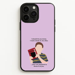 Book On Jiu-Jitsu - Sheldon  - Young Sheldon Phone Case for iPhone 11 Pro