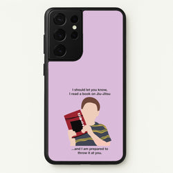 Book On Jiu-Jitsu - Sheldon  - Young Sheldon Phone Case for Galaxy S21 Ultra