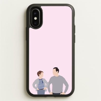 Big And Little Sheldon - Sheldon  - Young Sheldon Phone Case for iPhone X / XS