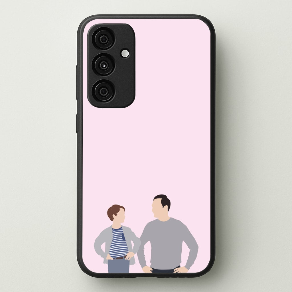 Big And Little Sheldon - Sheldon  - Young Sheldon Phone Case for Galaxy A35