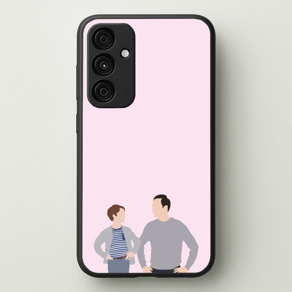 Big And Little Sheldon - Sheldon  - Young Sheldon Phone Case for Galaxy A55
