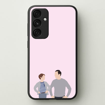 Big And Little Sheldon - Sheldon  - Young Sheldon Phone Case for Galaxy A15