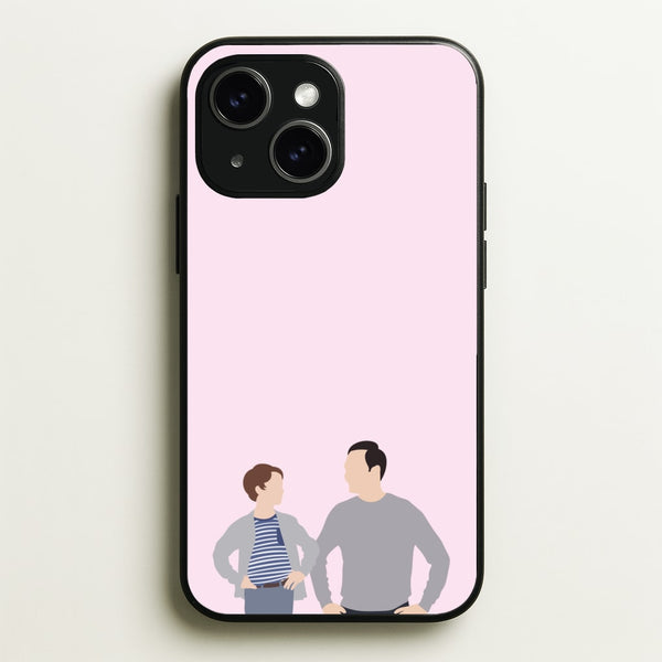 Big And Little Sheldon - Sheldon  - Young Sheldon Phone Case for iPhone 14