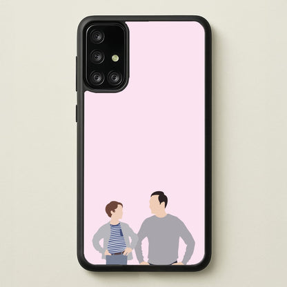 Big And Little Sheldon - Sheldon  - Young Sheldon Phone Case for Galaxy A71
