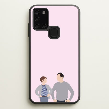 Big And Little Sheldon - Sheldon  - Young Sheldon Phone Case for Galaxy A21s